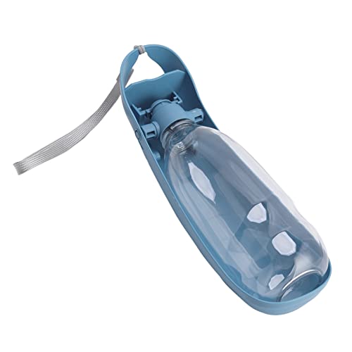 HEEPDD Haustier-Wasserflasche 550 ml Welpen-Wasserspender Sichere tragbare explosionsgeschützte Wasserflasche für Welpen (Blau) von HEEPDD