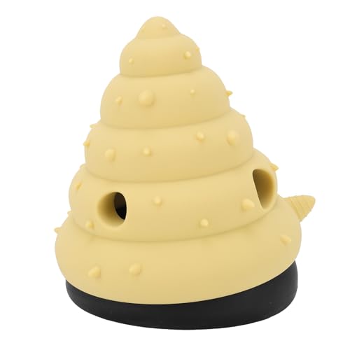 HEEPDD Hundebehandlungsvergiftung Spielzeug, Haustier Slow Feeder Toy Interaktives Kauen für Welpen mit Muschelform Silikondesign, um Angst und übermäßiges Essen zu Verringern von HEEPDD