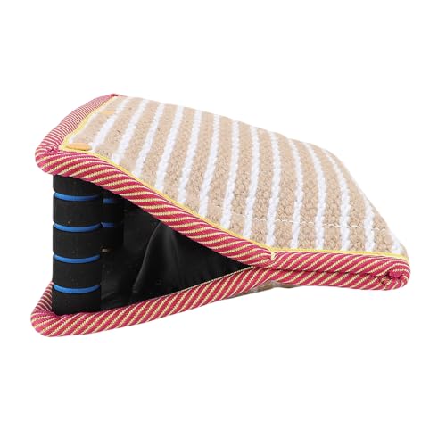 HEEPDD Hundebisskeil, Welpe -Bissen Spielen Ziehspielzeug Jute Jute Bite Pillow Tug Toy mit Bequemen Griffen für Kleine Mittlere Große Rassen Interaktives Spiel HEEPDD Hundebisskeil, Welpe -Bissen Spielen Ziehspielzeug Jute Jute Bite Pillow Tug Toy mit Bequemen Griffen für Kleine Mittlere Große Rassen Interaktives Spiel von HEEPDD