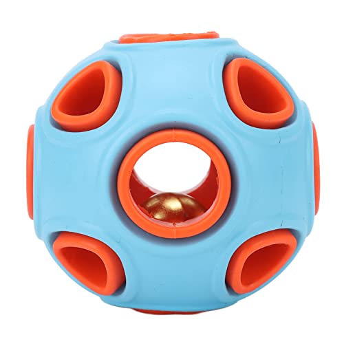 HEEPDD Hundefutterspender Ball, Hundekauball Lustig für Katzen (Blau-Orange) von HEEPDD