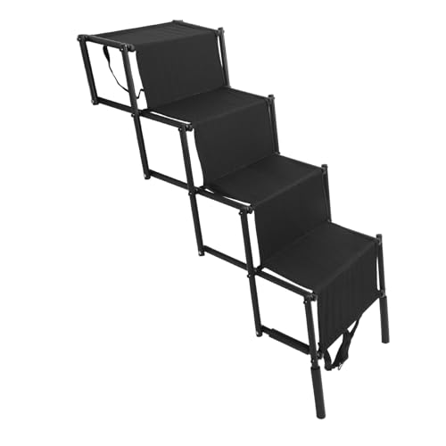 HEEPDD Hunderampe, Verstellbare, Ausgewogene Hunderampe für den Innenbereich, Faltbare Hundetreppe mit Stabiler Struktur, Hundetreppe für Bett, Geeignet für Auto, SUV, LKW HEEPDD Hunderampe, Verstellbare, Ausgewogene Hunderampe für den Innenbereich, Faltbare Hundetreppe mit Stabiler Struktur, Hundetreppe für Bett, Geeignet für Auto, SUV, LKW von HEEPDD