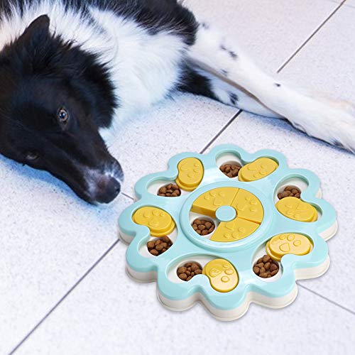 HEEPDD Hundespielzeug Pädagogisches Intelligenztraining Hundeleckerchenspender Ungiftiges Hundepuzzlespielzeug Für Hunde (Minze-Farbe) von HEEPDD