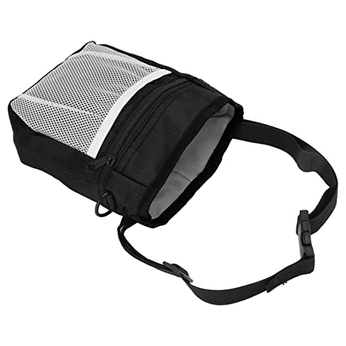 HEEPDD Hundetrainingstasche mit Abnehmbarem Schultergurt Hundetrainings-Snacktasche Robuster Multifunktionaler Gürtelclip Outdoor-Einsatz (Schwarz) von HEEPDD