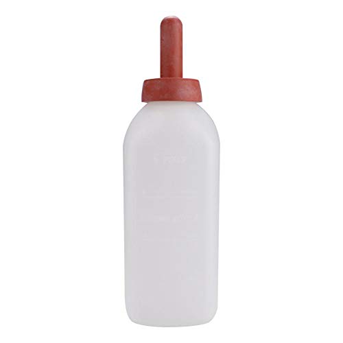 HEEPDD Kalbmilch-Saugflasche mit hoher Kapazität Robustes Saugflaschen-Set für Schaf-Lamm-Kuh 2LTröge & Automaten von HEEPDD