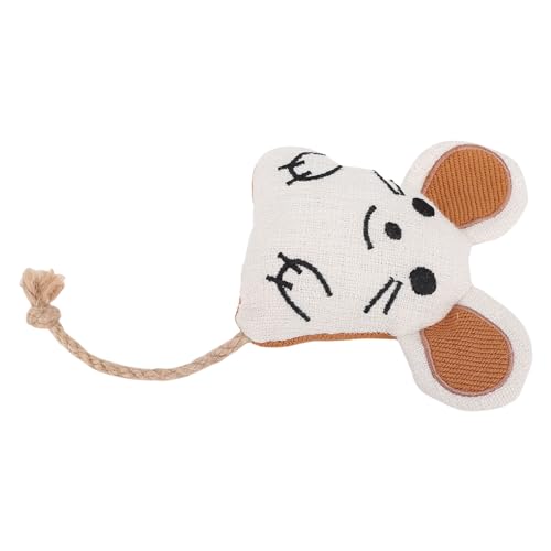 HEEPDD Katzenquietschende Spielzeug mit Katzenminze, Quietschenspielzeug -Sound -Kauspielzeug für Kätzchen, Interaktives Spielzeug für Zahnen, Langeweile Relief & Zähne Gesundheit Plüsch Stoff (Maus) von HEEPDD