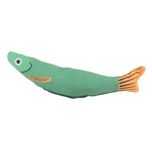 HEEPDD Katzenspielzeug Saucy Fish, Interaktives Katzenminze-Spielzeug mit Knistergeräuschen für den Innenbereich, Zubehör für Kätzchen-Übungen, Lebensechte Meeresfischform, Kau- und HEEPDD Katzenspielzeug Saucy Fish, Interaktives Katzenminze-Spielzeug mit Knistergeräuschen für den Innenbereich, Zubehör für Kätzchen-Übungen, Lebensechte Meeresfischform, Kau- und von HEEPDD