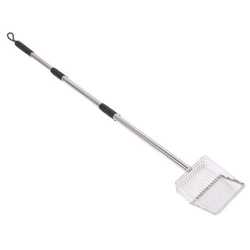 HEEPDD Katzenstreu -Schaufel, 42,7in 3 Abschnitte Ausziehbarer Kitty Deep Safting Shovel Long Griff Edelstahl Poop Sifter Schaufel Caddy Chicken Poop Scooper für Home Beach HEEPDD Katzenstreu -Schaufel, 42,7in 3 Abschnitte Ausziehbarer Kitty Deep Safting Shovel Long Griff Edelstahl Poop Sifter Schaufel Caddy Chicken Poop Scooper für Home Beach von HEEPDD