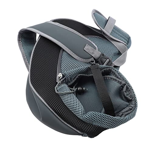 HEEPDD Katzentragetasche, Atmungsaktiver Schal aus Weichem Netzgewebe für Haustiere für den Außenbereich (Schwarz) von HEEPDD