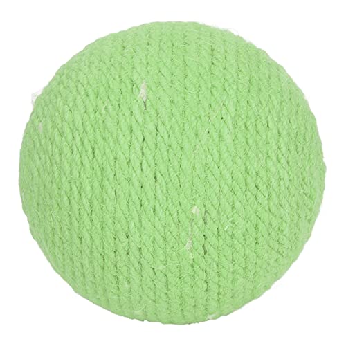 HEEPDD Kitten Sisal Ball, Safe Teeth Claws Grinding Interessantes Cat Sisal Ball Interaktives Spielzeug Zum Spielen (Grün) von HEEPDD