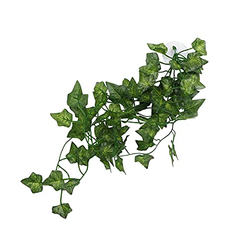 HEEPDD Klettern Pet Box Green Vine Landschaftsbau, Weiche Hängende Pflanze Falsche Rebe Realistische Form für Aquarien Zur Dekoration (NFF-87) von HEEPDD