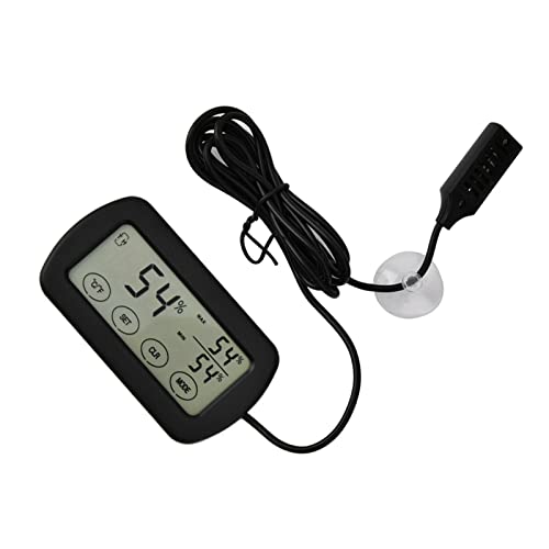 HEEPDD Küken-Inkubator-Thermometer, Superempfindliches, Langlebiges LCD-Display-Inkubator-Thermometer, Kompaktes Huhn für Reptilien-Ei-Inkubator von HEEPDD
