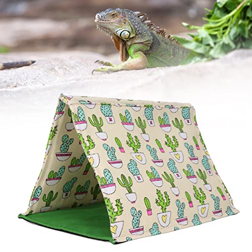 HEEPDD Lizard Waschbares verstecktes Zelt unter dem Boden des bequemen und abnehmbaren Wasserdichten Reptile A frischer Kaktus von HEEPDD