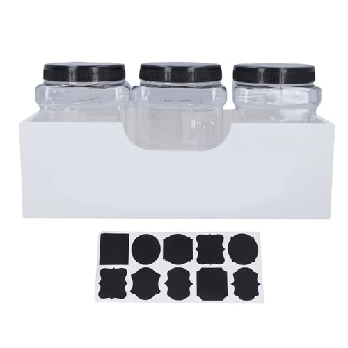 HEEPDD PET -Behandler, 3 Stcs Große Kapazität Luftdichte Gläser mit Holzständer weiß Transparent Körper Gut Versiegelter Hund Katze Snack Organizer für Einfache Überprüfung HEEPDD PET -Behandler, 3 Stcs Große Kapazität Luftdichte Gläser mit Holzständer weiß Transparent Körper Gut Versiegelter Hund Katze Snack Organizer für Einfache Überprüfung von HEEPDD