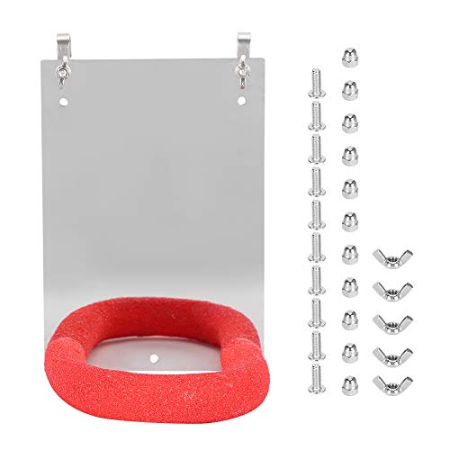 HEEPDD Papagei Stand Stick Spiegel, Edelstahl Papagei Spiegel Frosted Stand Haustier Vogel Vogelkäfig Spiel Spielzeug für Vogel HEEPDD Papagei Stand Stick Spiegel, Edelstahl Papagei Spiegel Frosted Stand Haustier Vogel Vogelkäfig Spiel Spielzeug für Vogel von HEEPDD