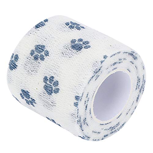 HEEPDD Pet Bandage, Atmungsaktive Pet Wrap Bandage Selbstklebend für Haustiere für Hunde für Katzen (Blau) von HEEPDD