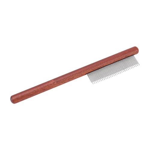 HEEPDD Pet Flohkamm, Rostfreie Stahlzähne, 2 in 1 Kamm mit Holzgriff, Sanftes Massageerlebnis, Geeignet für Pommerianer, Pudel und Persische Katzen, Ideal für Show -Hundetrainer. HEEPDD Pet Flohkamm, Rostfreie Stahlzähne, 2 in 1 Kamm mit Holzgriff, Sanftes Massageerlebnis, Geeignet für Pommerianer, Pudel und Persische Katzen, Ideal für Show -Hundetrainer. von HEEPDD