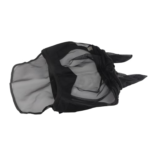HEEPDD Pferdefliegenmaske, Atmungsaktive Polyester-Pferdegesichtsschutzhülle mit Ohren für die Pferdepflege von HEEPDD