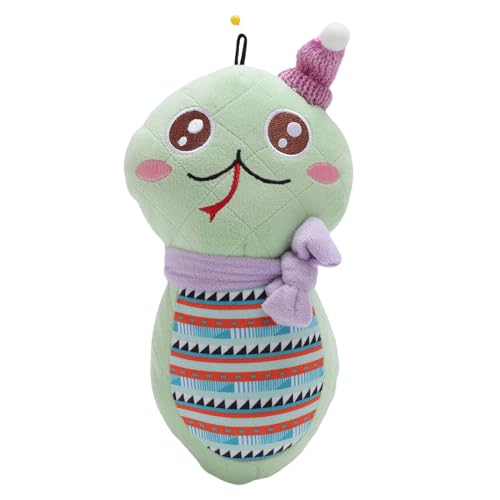 HEEPDD Quietschendes Hundespielzeug, Gefülltes Plüsch -Welpenspielzeug Weiche Dinosaurierplüsch für Hunde mit Zerbrechlichem Geräusch und Verstärktes Nähen für Zahnen Kauenkomfort (Green) von HEEPDD