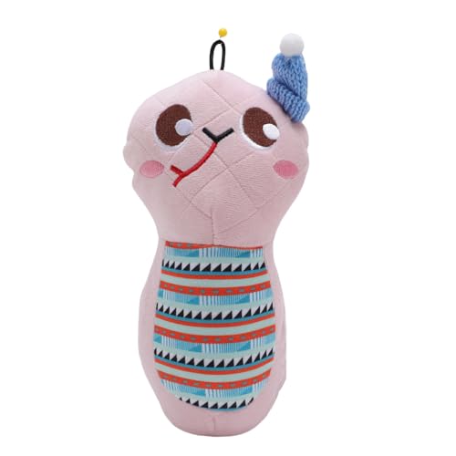 HEEPDD Quietschendes Hundespielzeug, Gefülltes Plüsch -Welpenspielzeug Weiche Dinosaurierplüsch für Hunde mit Zerbrechlichem Geräusch und Verstärktes Nähen für Zahnen Kauenkomfort (PINK) von HEEPDD