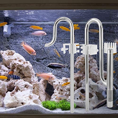 HEEPDD Schwimmendes Skimmerrohr, Pflanzenzuflussrohr, Aquarium für Aquarium (12mm Ölfilm altes Modell) von HEEPDD