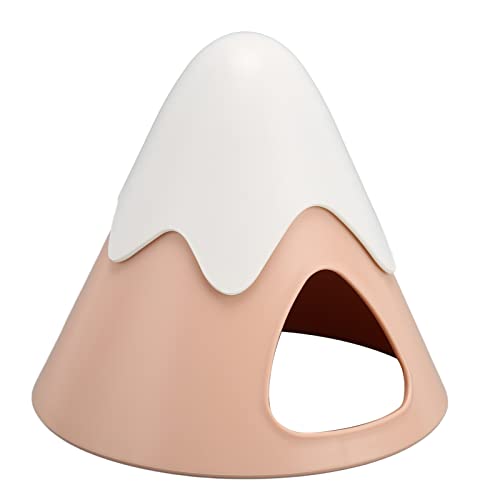 HEEPDD Snow Mountain Kleines Haustierbett, Sicher, Vielseitig Einsetzbar, Leicht zu Reinigen, Verarbeitet, Großer Platz für Hamster, Versteck, Bissfestigkeit, Dekorativ für Hamster und von HEEPDD