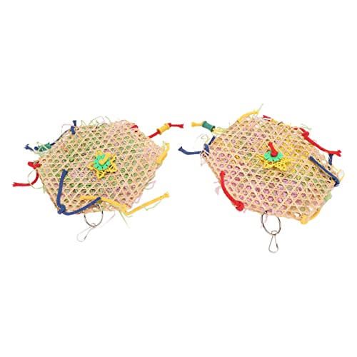 Vogelkau-Shredder-Spielzeug, Umweltfreundliches Papageien-Shredder-Spielzeug, 2 Stück für Vögel Vogelkau-Shredder-Spielzeug, Umweltfreundliches Papageien-Shredder-Spielzeug, 2 Stück für Vögel von HEEPDD