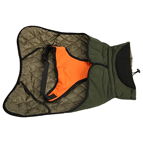 HEEPDD Wasserdichter Hundemantel Warmer Hundemantel Weicher Bequemer Nylonstoff Sportlich Lockerer Kragen Outdoor Schmetterling Hund Chihuahua Brust (2XL) von HEEPDD