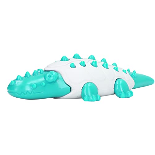 HEEPDD Welpen-Kauspielzeug, Kanaldesign, interaktives, bissfestes, attraktives Massage-Hundezahnbürstenspielzeug zum Auslaufen von Nahrungsmitteln Blauer See von HEEPDD