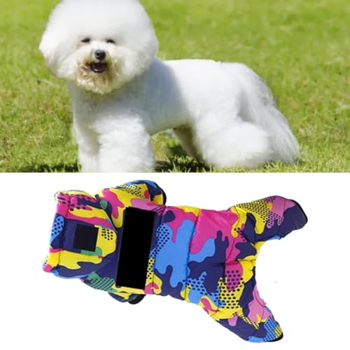 Hunde-Kapuzenpullover, Hundebekleidung, mit Beinen, Weich, Weich, Warm, Baumwolle, Hundezubehör (S) von HEEPDD