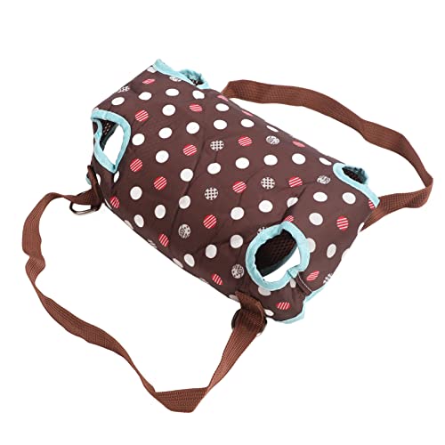 HEEPDD Hundeliftgeschirr Hundetrageschlinge mit Schönem Muster, Atmungsaktiv, Tragbar, Hundegeschirr, Kleine Haustier-Tragetasche für Kleine, Mittelgroße Hunde (XS) von HEEPDD
