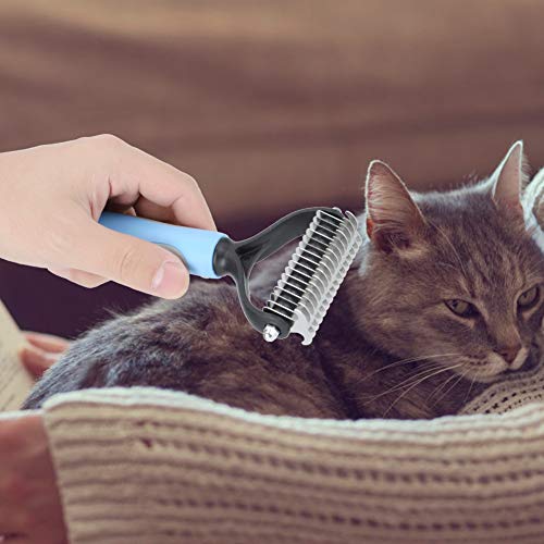 HEEPDD Hundepflege, Haarknotenkamm, Tierhaarbürste, Haarentfernungskamm Katzen für Hündchen Furminator (S) von HEEPDD
