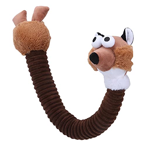Hundespielzeug Quietschspielzeug, Brown Dog Kauspielzeug für Klein und Mittelgroß von HEEPDD