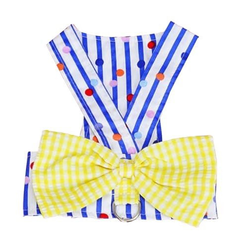 Hundeweste, Geschirr, Hundebekleidung, Leine-Set, Weiche Baumwolle, Hundekleid, Hundezubehör (M) von HEEPDD