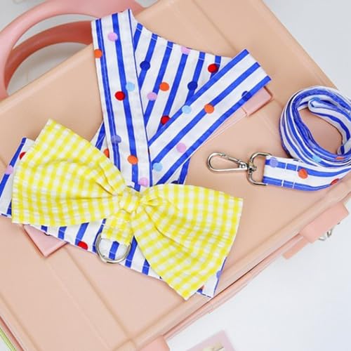 Hundeweste, Geschirr, Hundebekleidung, Leine-Set, Weiche Baumwolle, Hundekleid, Hundezubehör (S) von HEEPDD