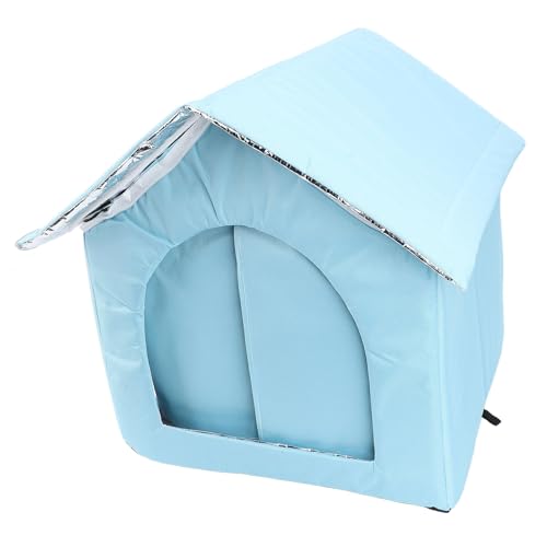 Katzenhaus Im Freien, Geschlossener, Selbstwärmender Katzenunterschlupf für den Winter, Wetterfest, Geräumiger, Sicherer Außenbereich für Verwilderte Katzen, Unterschlupf für Katzenhaus Im Freien, Geschlossener, Selbstwärmender Katzenunterschlupf für den Winter, Wetterfest, Geräumiger, Sicherer Außenbereich für Verwilderte Katzen, Unterschlupf für von HEEPDD