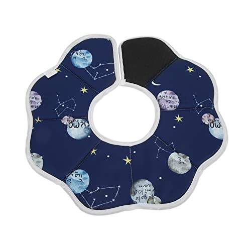 Konische Zulaufende Hundehalsband für Katze, Verhindern Sie Klett-Biss Leichtes, atmungsaktives weiches elisabethanisches Wundheilhalsband für Kätzchen (L Halsumfang 25-34cm Tiefe 13cm) von HEEPDD