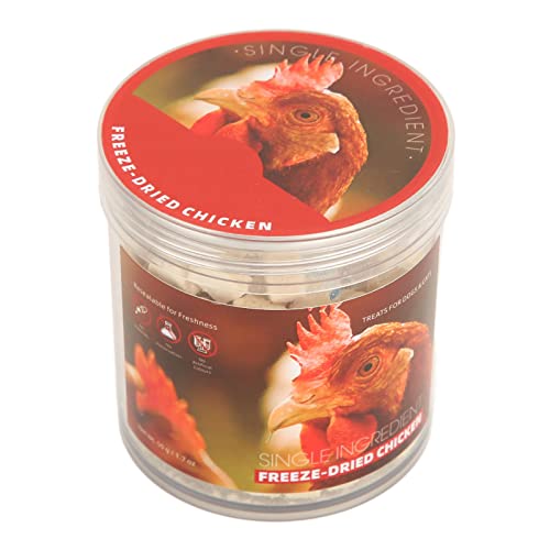 Leckerlies für Hunde, Tragbare Dose mit Hohem Nährstoffgehalt, Gefriergetrocknetes Leckerli für Katzen, Proteinreich, Reich an Vitaminen und Mineralstoffen, Gefriergetrocknetes von HEEPDD