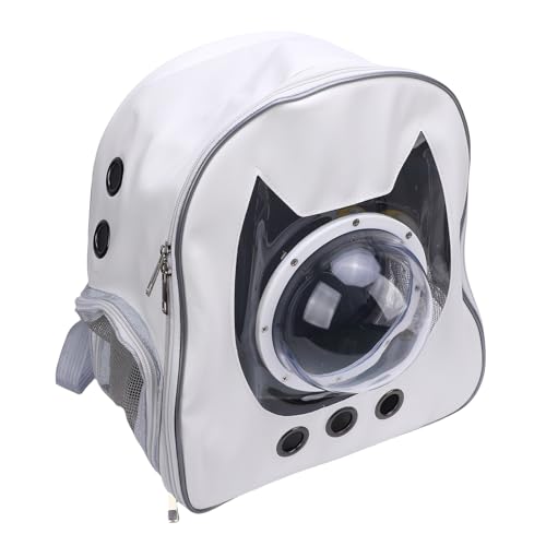 Leichtes Cat Cat -Rucksackträger, Katzen -Rucksackträger für Camping -Wanderrucksgeräte Im Freien und Reisebereicheprodukte Im Freien (White) von HEEPDD