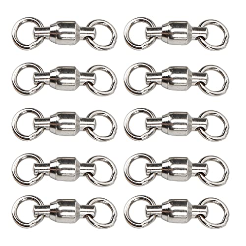 HEEPDD Pet Birds Training Leine Ringe, 10PCS Bird Foot Rings Metall Bird Leg Ring Edelstahl für das Training von Haustieren (4#) von HEEPDD