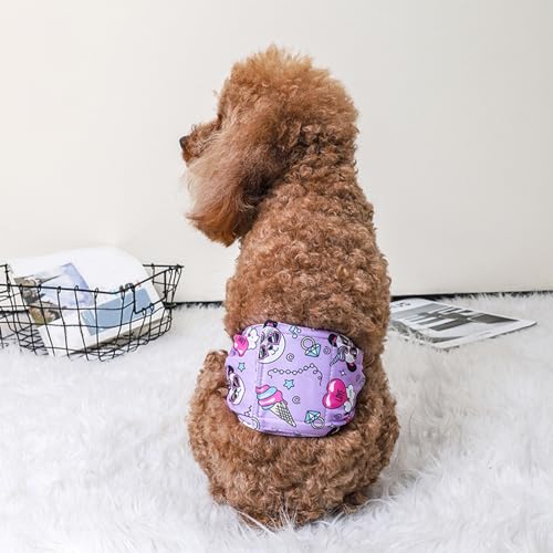 Physiologische Hundehose mit verstellbarem Bund, atmungsaktiv, verstellbar, effektive Urinkontrolle, Hundezubehör (XS) von HEEPDD