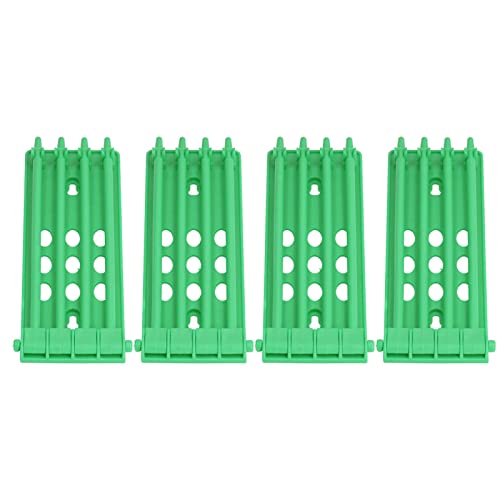 Taubenbeinringhalter, Große Kapazität 4 Stück Taubenbeinringständer 4 Säulen für Tauben (Grün) von HEEPDD