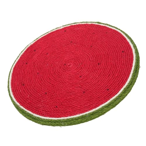 Wandmontierte Katzenkratzpads, Saugnapfbecher Wassermelon -geformte Katzenkratzmatte Süße Katzenkratzermatte für Innenkatzen Kätzchen Wandmontierte Katzenkratzpads, Saugnapfbecher Wassermelon -geformte Katzenkratzmatte Süße Katzenkratzermatte für Innenkatzen Kätzchen von HEEPDD