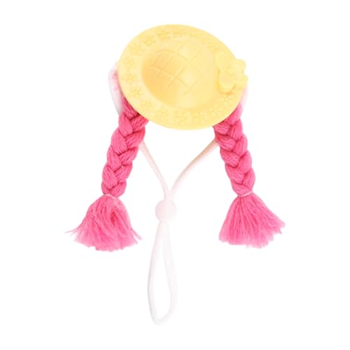Bunter Miniaturhut mit Zöpfen für Nymphensittiche, Papageien, Kleintiere, Hamster, Party-Kostüm, Fotozubehör, Vogelhut für Nymphensittiche und Wellensittiche Bunter Miniaturhut mit Zöpfen für Nymphensittiche, Papageien, Kleintiere, Hamster, Party-Kostüm, Fotozubehör, Vogelhut für Nymphensittiche und Wellensittiche von HEEZOU