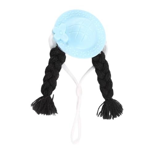 Bunter Miniaturhut mit Zöpfen für Nymphensittiche, Papageien, Kleintiere, Hamster, Party-Kostüm, Fotozubehör, Vogelhut für Nymphensittiche und Wellensittiche Bunter Miniaturhut mit Zöpfen für Nymphensittiche, Papageien, Kleintiere, Hamster, Party-Kostüm, Fotozubehör, Vogelhut für Nymphensittiche und Wellensittiche von HEEZOU