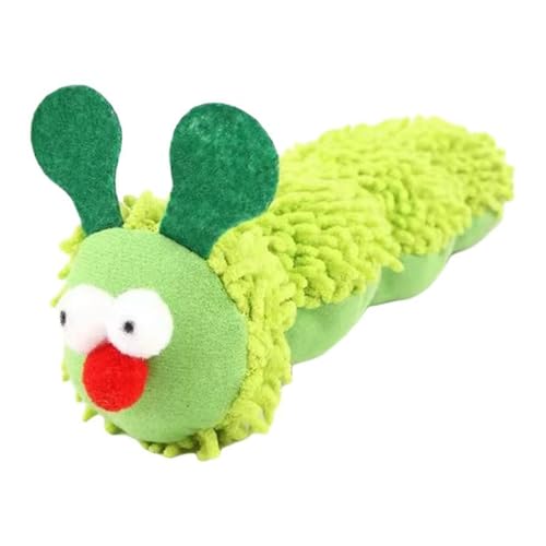 HEEZOU Wurmige Form, bewegliches Teaser, Simulationsspielzeug, bewegungsaktiviertes Wurmkatzen-Spielzeug für Spielzeitstimulation von HEEZOU