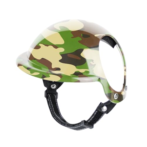 Haustierhelm Hunde Katzen Sport Motorradhut Mit Stretch Chin Seil Praktischer Haustierförderhut Für Reisen Wiederverwendbar von HEEZOU