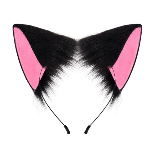Katzen Verkleiden Outfits Mit Katzen Ohren Stirnband Furry Tail Halloween Katzen Kostümzubehör Für Girl Christmas Cosplay Katzen Verkleiden Outfits Mit Katzen Ohren Stirnband Furry Tail Halloween Katzen Kostümzubehör Für Girl Christmas Cosplay von HEEZOU