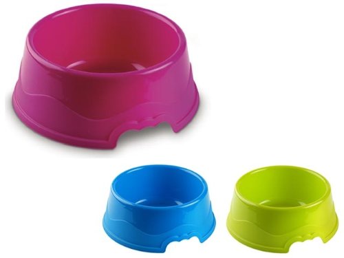 HEGA Wassernapf/Futternapf, 0,4 l, Pink und Weiß / Weiß und Schwarz / Schwarz und Weiß von HEGA
