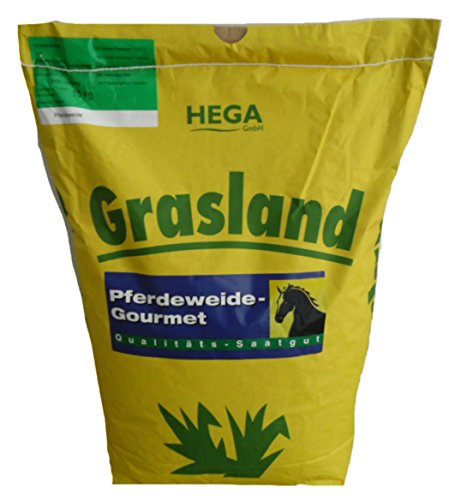 Weide Grasland Pferdeweide Gourmet 10kg Futterwiese Weidegras Gras Grassamen Wiese Weide für Pferde von HEGA