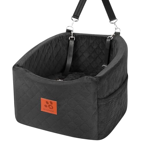 HEGGOOE Hunde Autositz für Kleine/Mittlere Hunde, Memory-Schaum Erhöhter Hundesitz Auto, Abnehmbar & Waschbarer Hundebett Auto mit Aufbewahrungstaschen und Sicherheitsleinen HEGGOOE Hunde Autositz für Kleine/Mittlere Hunde, Memory-Schaum Erhöhter Hundesitz Auto, Abnehmbar & Waschbarer Hundebett Auto mit Aufbewahrungstaschen und Sicherheitsleinen von HEGGOOE